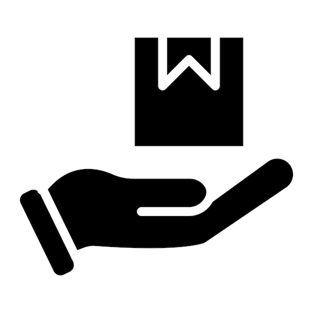 Imagen vectorial del icono entregado por el pedido Se puede utilizar para el comercio minorista digital