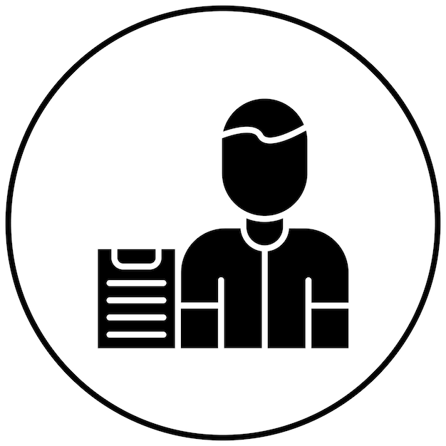 Imagen vectorial del icono del entrenador Se puede usar para Circo