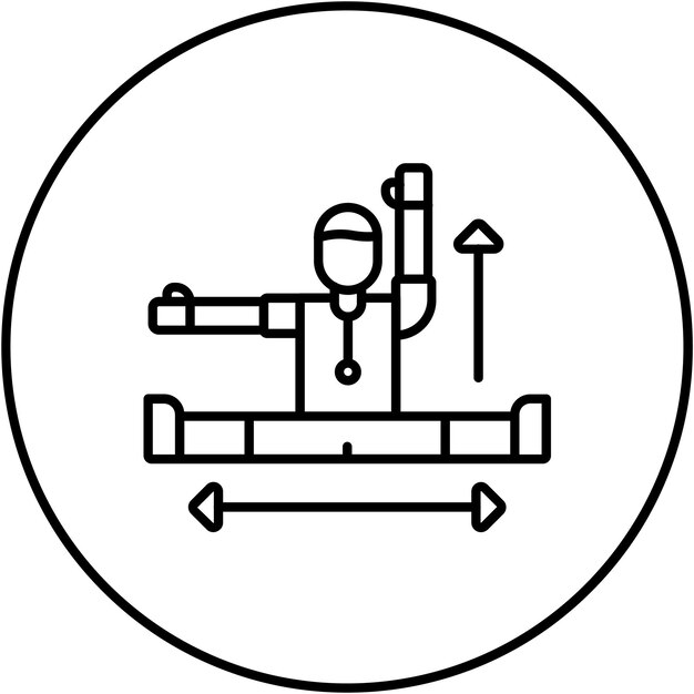 Imagen vectorial del icono de entrenamiento de flexibilidad Se puede usar para Fitness en el hogar