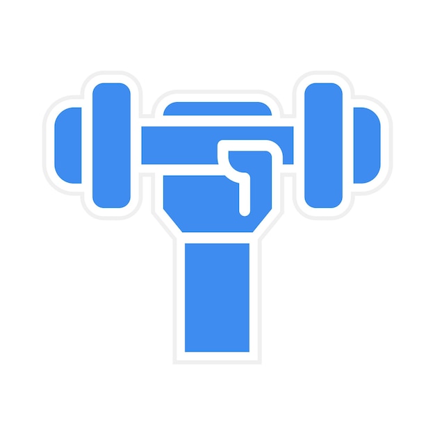Imagen vectorial del icono de entrenamiento Se puede usar para Amistad