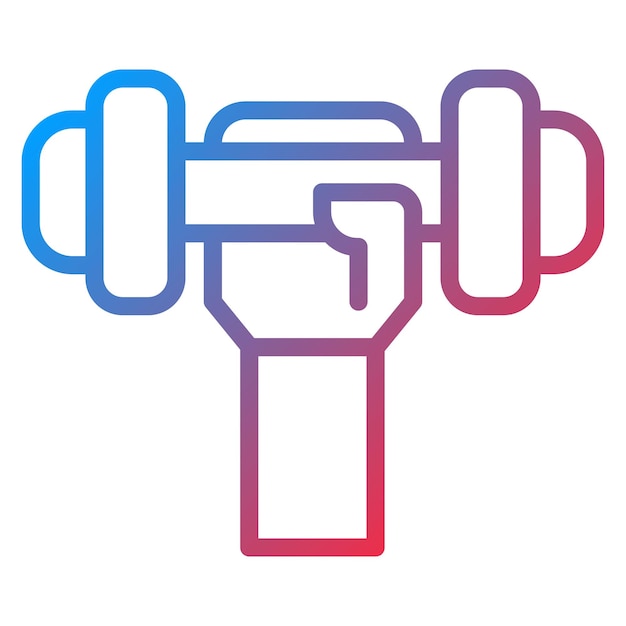 Imagen vectorial del icono de entrenamiento Se puede usar para Amistad