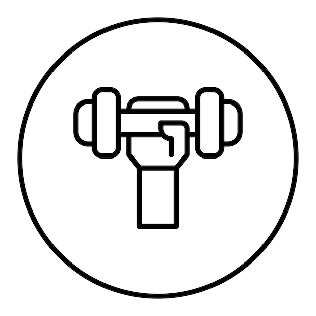 Imagen vectorial del icono de entrenamiento Se puede usar para Amistad
