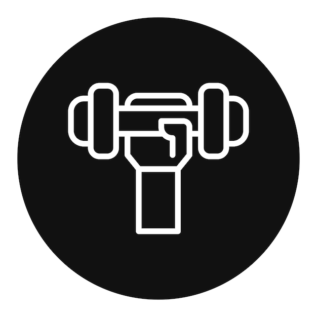Imagen vectorial del icono de entrenamiento Se puede usar para Amistad