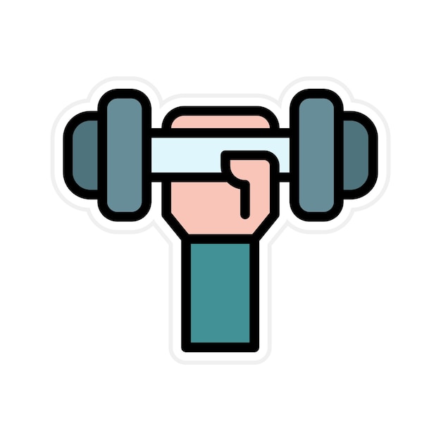 Imagen vectorial del icono de entrenamiento Se puede usar para Amistad