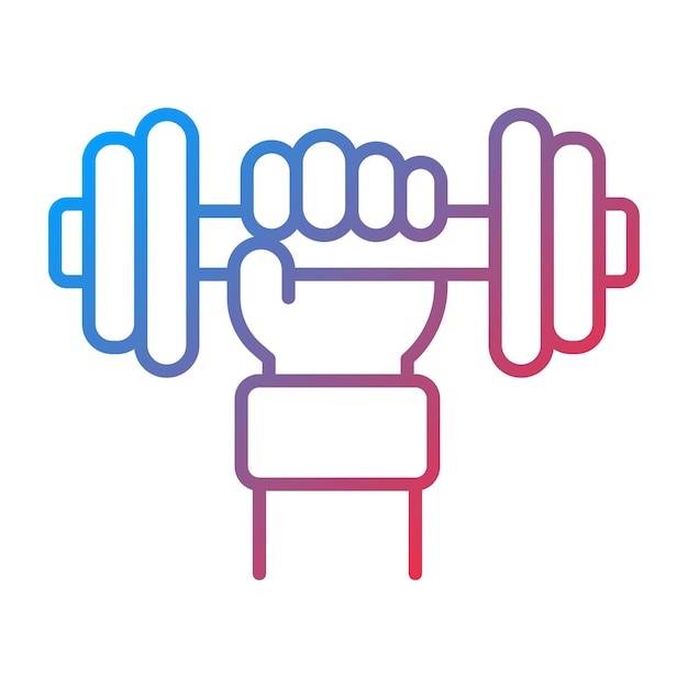 Imagen vectorial del icono de entrenamiento Se puede usar para Pilates