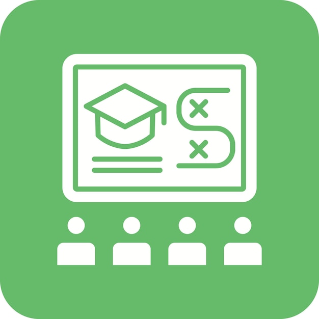 Imagen vectorial de icono de entrenamiento Se puede utilizar para el marketing web