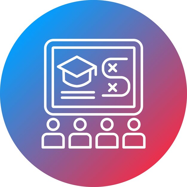 Imagen vectorial de icono de entrenamiento Se puede utilizar para el marketing web