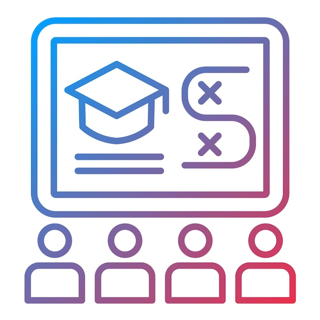 Imagen vectorial de icono de entrenamiento Se puede utilizar para el marketing web