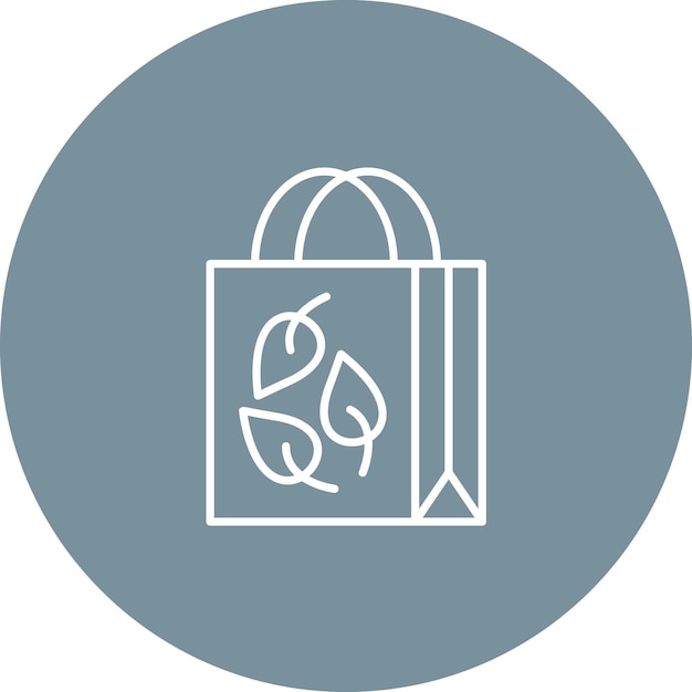Imagen vectorial del icono del envase de compost de plástico Puede utilizarse para la economía