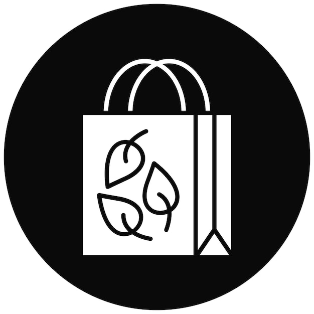 Imagen vectorial del icono del envase de compost de plástico Puede utilizarse para la economía