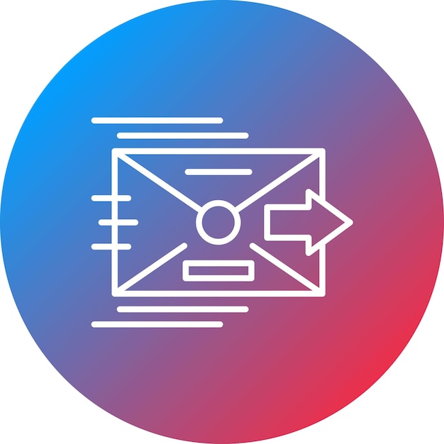 Imagen vectorial de icono enviada Puede utilizarse para comunicaciones
