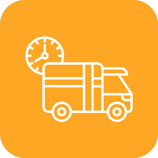 Imagen vectorial de icono de envío expreso Se puede usar para Cyber Monday