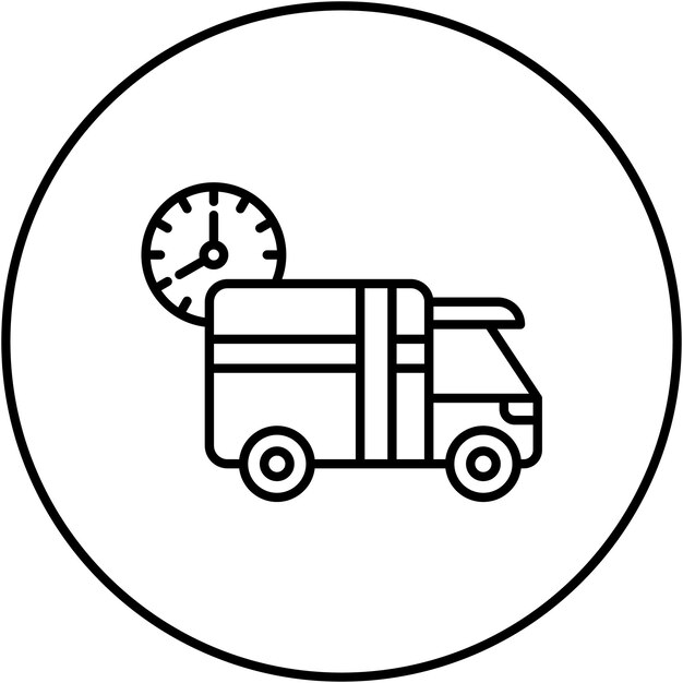 Imagen vectorial de icono de envío expreso Se puede usar para Cyber Monday