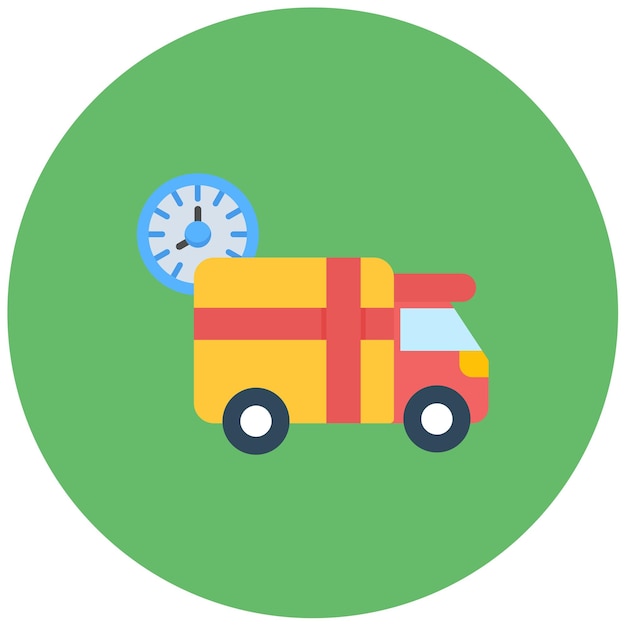 Imagen vectorial de icono de envío expreso Se puede usar para Cyber Monday