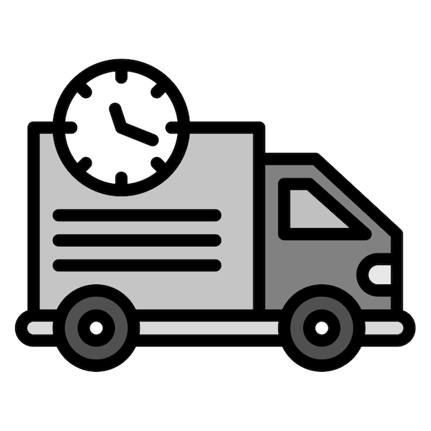 Imagen vectorial del icono de envío expreso Se puede utilizar para la cadena de suministro