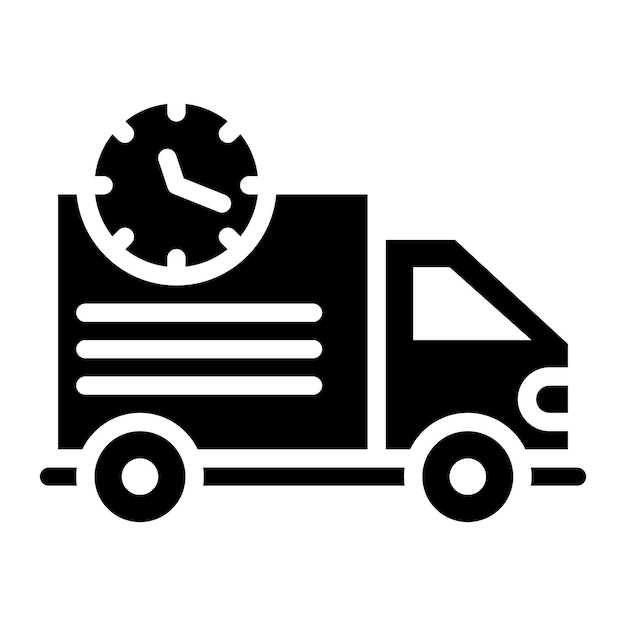 Imagen vectorial del icono de envío expreso Se puede utilizar para la cadena de suministro