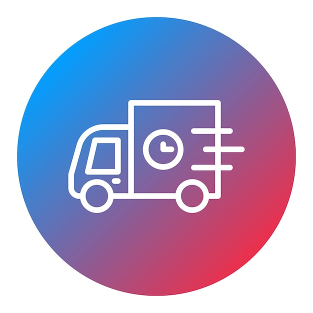 Imagen vectorial del icono de envío expreso Se puede utilizar para la tienda web