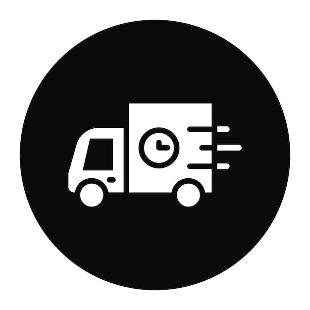 Imagen vectorial del icono de envío expreso Se puede utilizar para la tienda web