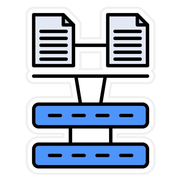 Vector imagen vectorial de icono de equilibrio de carga se puede utilizar para big data