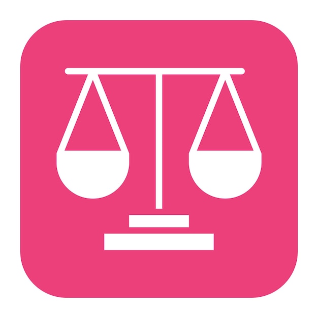 Imagen vectorial del icono de equilibrio Se puede usar para estilos de vida