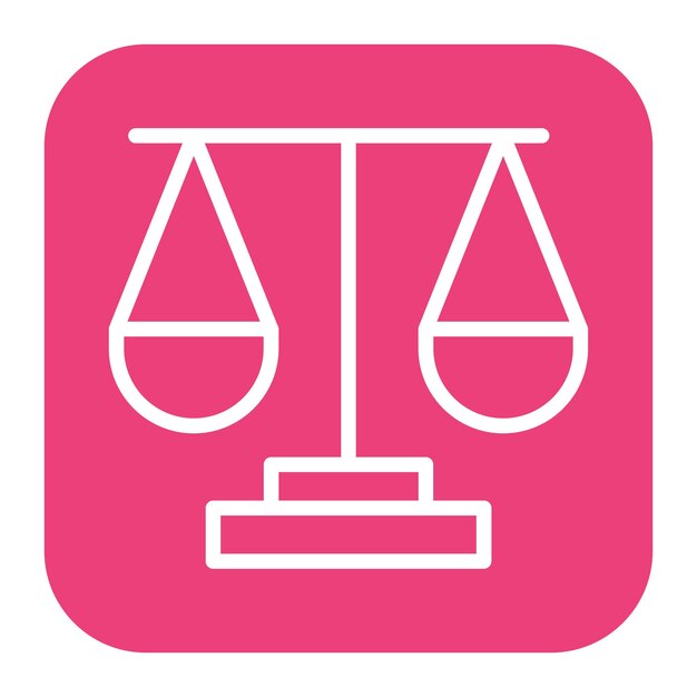Imagen vectorial del icono de equilibrio Se puede usar para estilos de vida