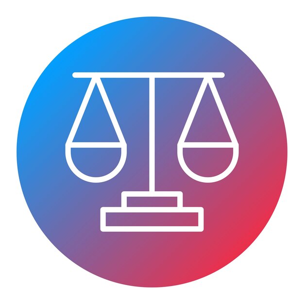 Imagen vectorial del icono de equilibrio Se puede usar para estilos de vida