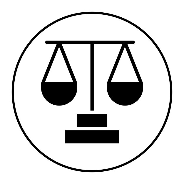 Imagen vectorial del icono de equilibrio Se puede utilizar para el crecimiento personal
