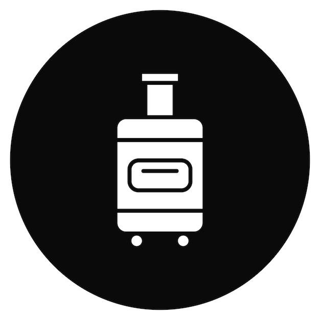 Imagen vectorial del icono de equipaje Se puede utilizar para el verano
