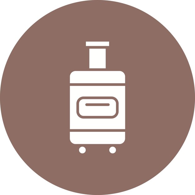 Imagen vectorial del icono de equipaje Se puede utilizar para el verano