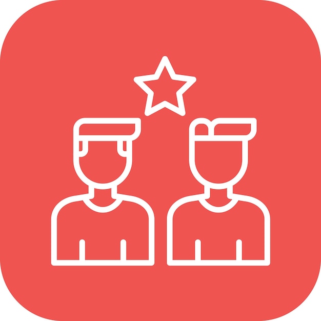 Imagen vectorial de icono de equipo creativo Se puede utilizar para el diseño