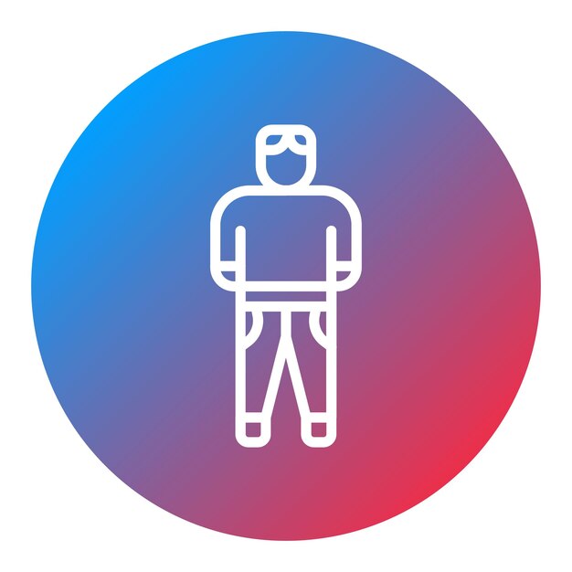 Imagen vectorial del icono del equipo de liderazgo Se puede utilizar para la gestión del personal
