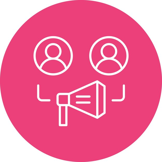 Imagen vectorial de icono de equipo de marketing Se puede utilizar para el emprendimiento
