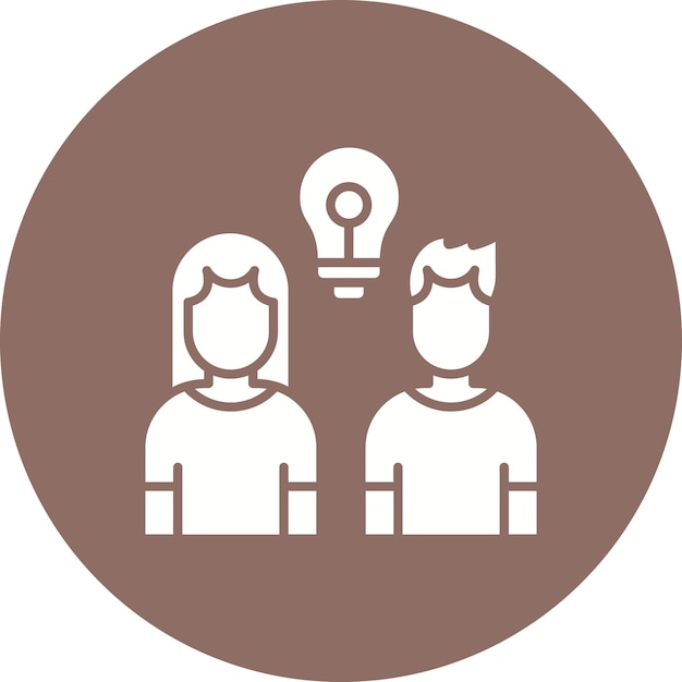 Imagen vectorial de icono de equipo motivada Se puede utilizar para Agile