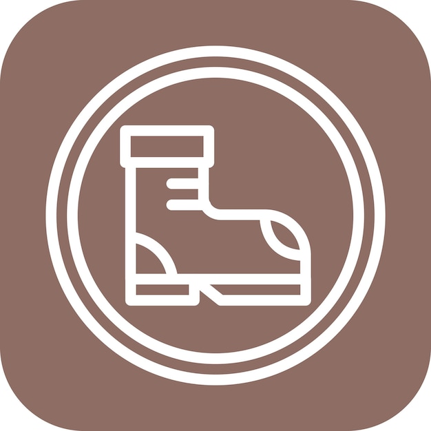 Imagen vectorial del icono del equipo de protección personal Puede utilizarse para la gestión de riesgos