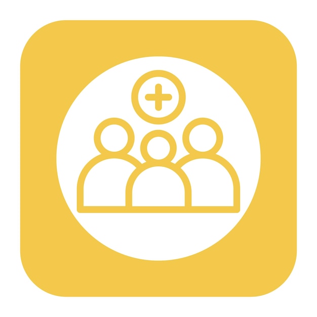 Imagen vectorial del icono del Equipo de Respuesta de la Comunidad Se puede utilizar para los Servicios Públicos