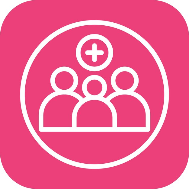 Imagen vectorial del icono del Equipo de Respuesta de la Comunidad Se puede utilizar para los Servicios Públicos