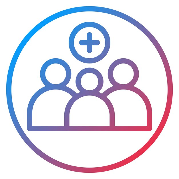 Imagen vectorial del icono del Equipo de Respuesta de la Comunidad Se puede utilizar para los Servicios Públicos