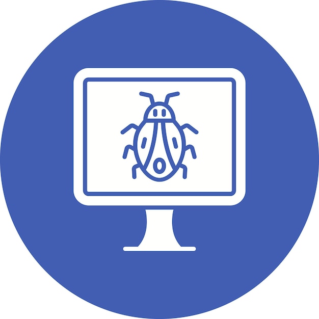 Imagen vectorial del icono de error de la computadora Se puede utilizar para la seguridad
