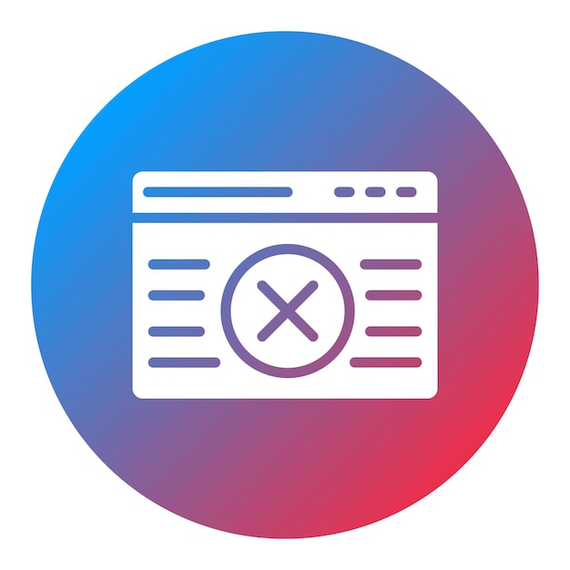 Imagen vectorial del icono de error Se puede utilizar para la batería y la energía