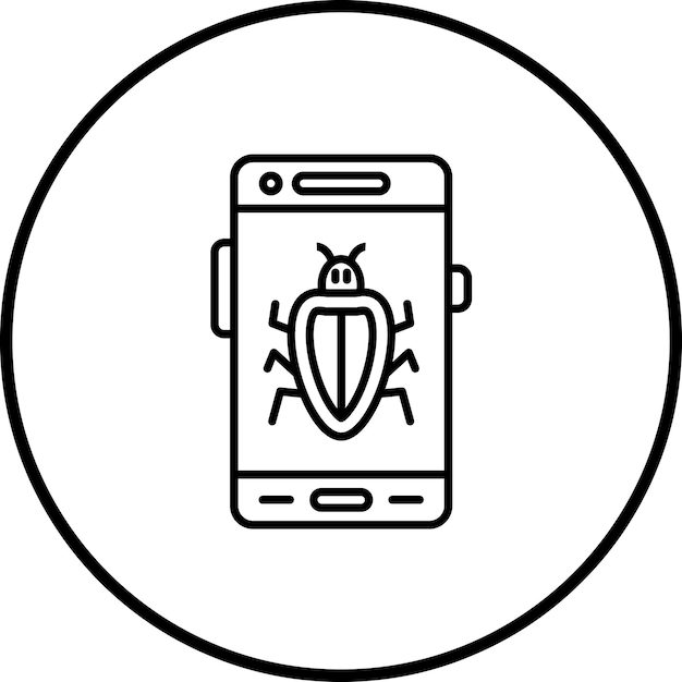 Imagen vectorial de icono de error Se puede utilizar para el desarrollo de aplicaciones móviles