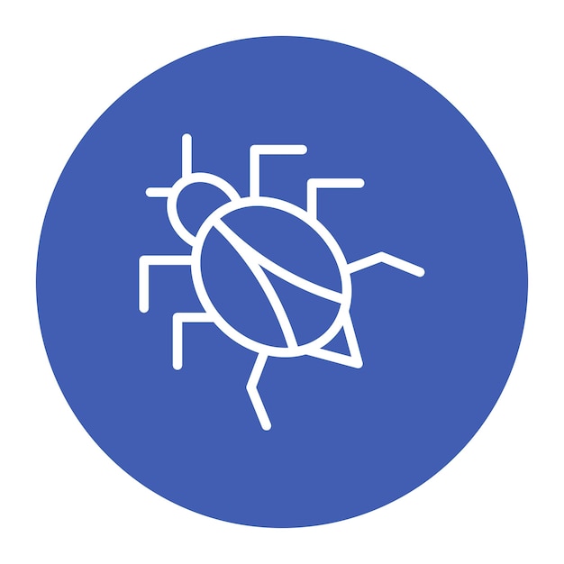 Imagen vectorial de icono de error Se puede utilizar para pruebas de software