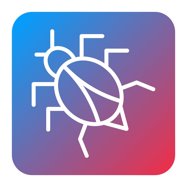 Imagen vectorial de icono de error Se puede utilizar para pruebas de software