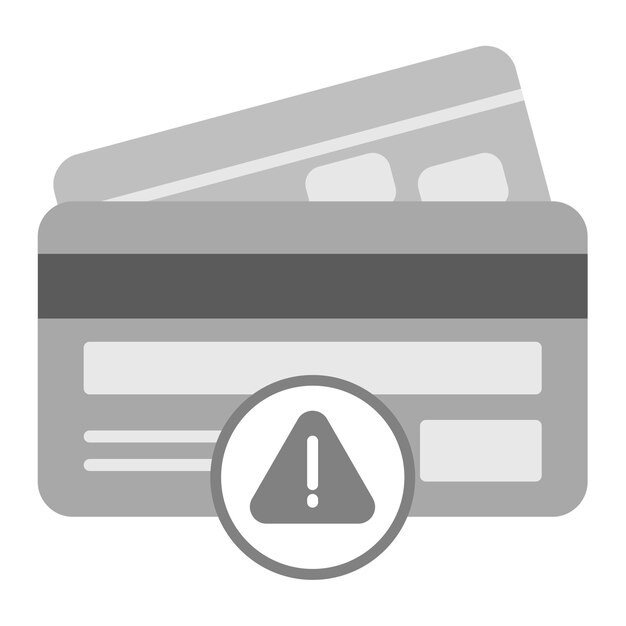 Vector imagen vectorial del icono de error se puede utilizar para los servicios de dinero en línea