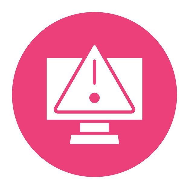 Imagen vectorial del icono de error Se puede utilizar para la tienda en línea