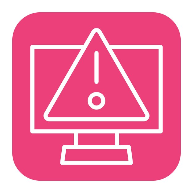 Imagen vectorial del icono de error Se puede utilizar para la tienda en línea