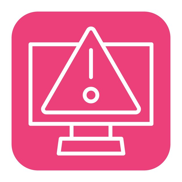 Imagen vectorial del icono de error Se puede utilizar para la tienda en línea