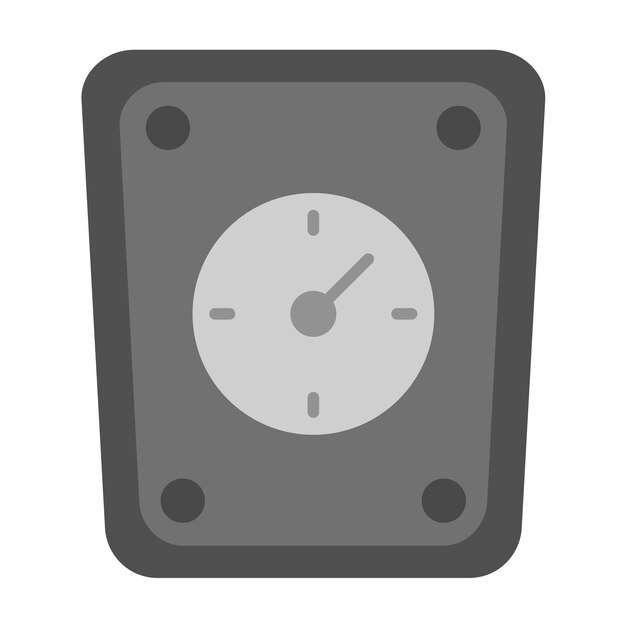 Imagen vectorial del icono de la escala de peso Se puede utilizar para Medicina I