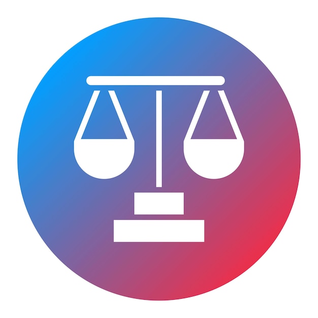 Imagen vectorial de icono de escala Se puede usar para estilos de vida