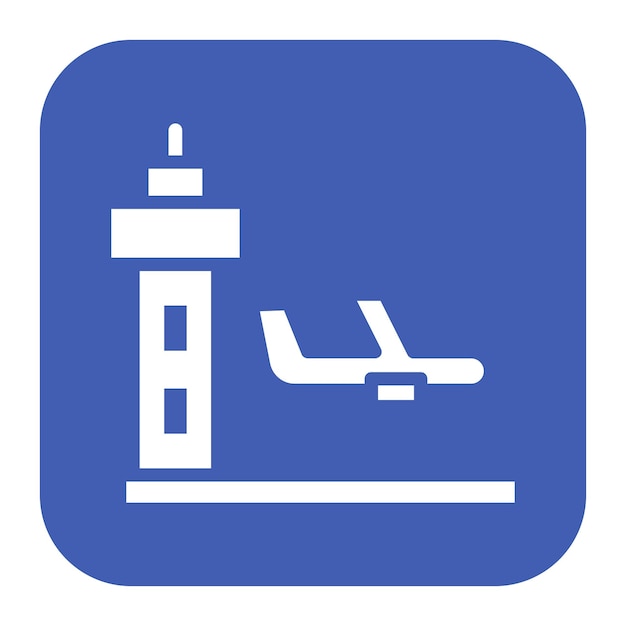 Imagen vectorial del icono de escala se puede utilizar para la aerolínea