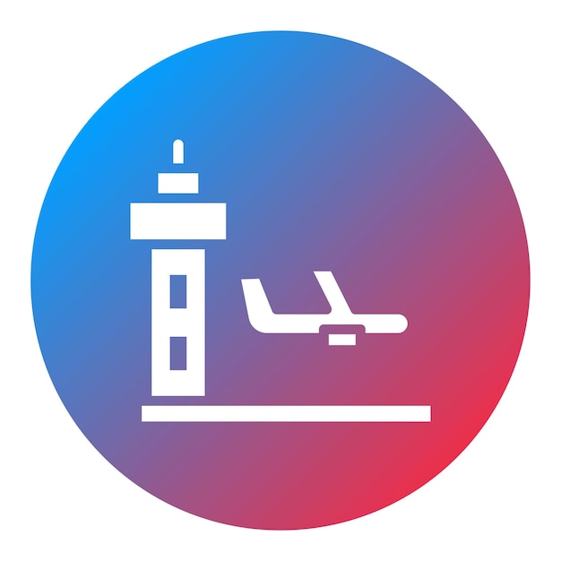 Imagen vectorial del icono de escala Se puede utilizar para la aerolínea